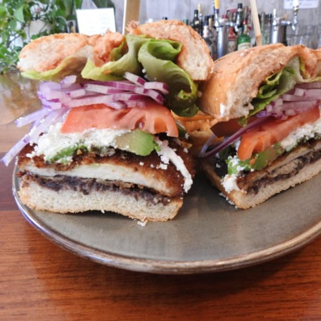 Torta Chicken Milanesa.