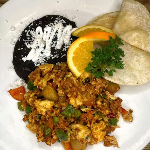 Chorizo Scramble.