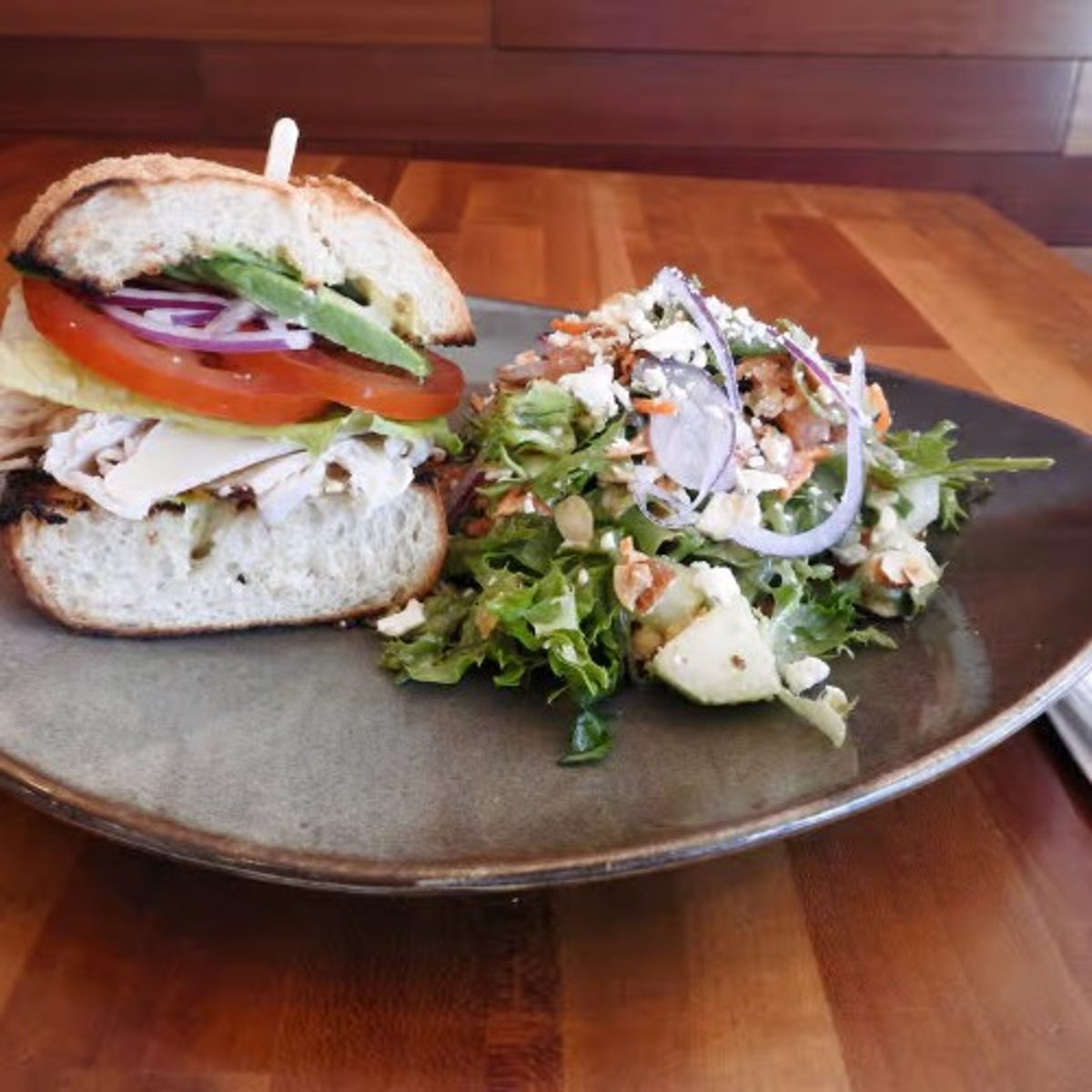 1/2 Sandwich with Salad