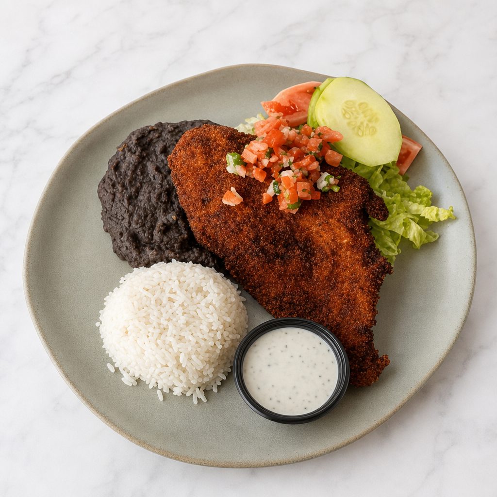 Crispy Chicken Milanesa.