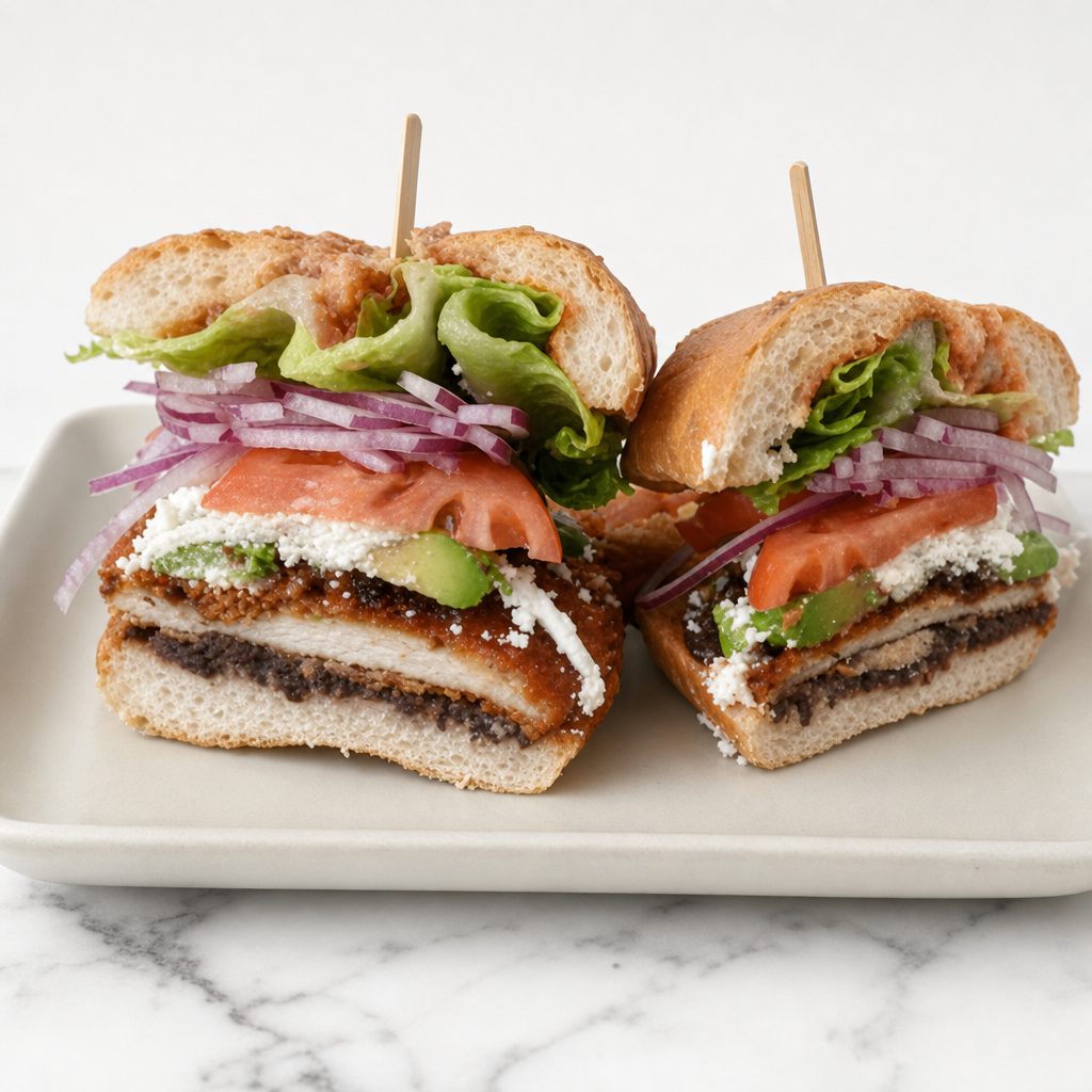 Torta Chicken Milanesa.