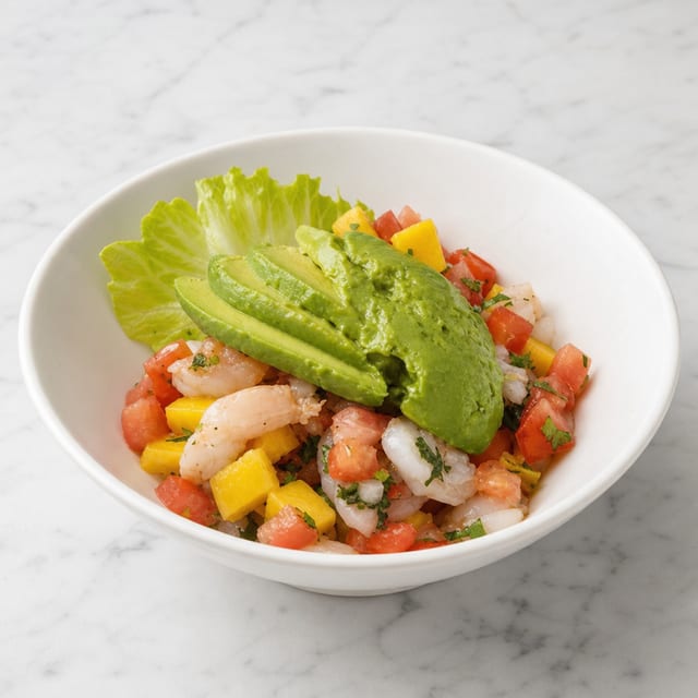Ceviche De Camarones.