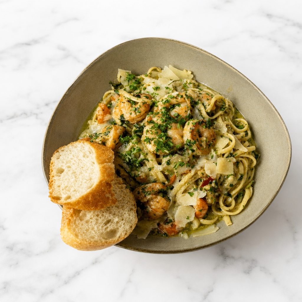 Shrimp Linguine.