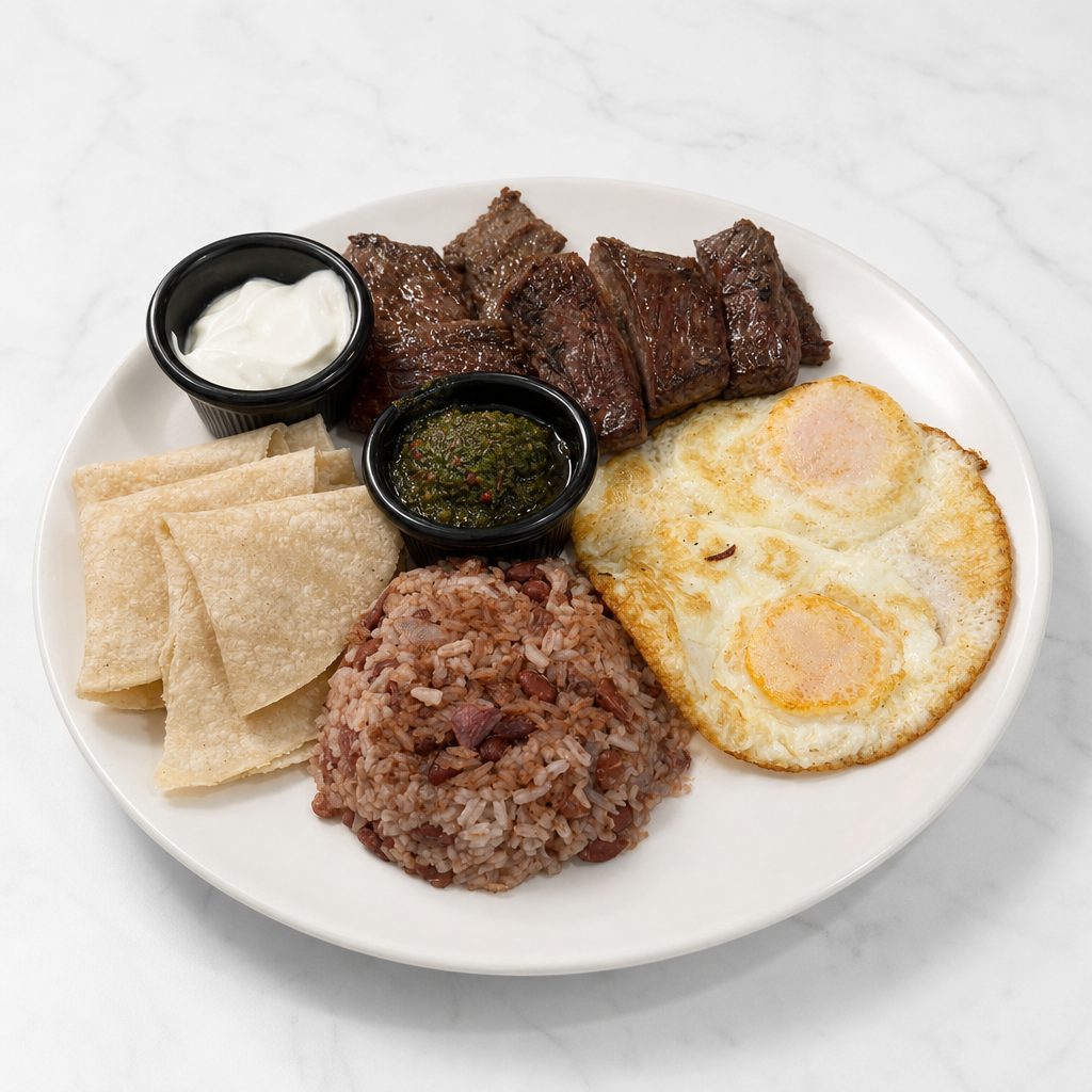 Steak And Eggs.