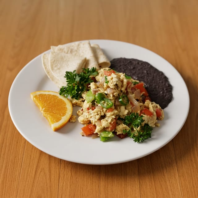 Huevos a La Mexicana.