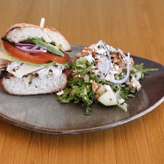 1/2 Sandwich with Salad.