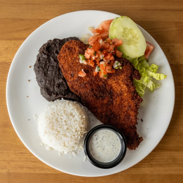 Crispy Chicken Milanesa.
