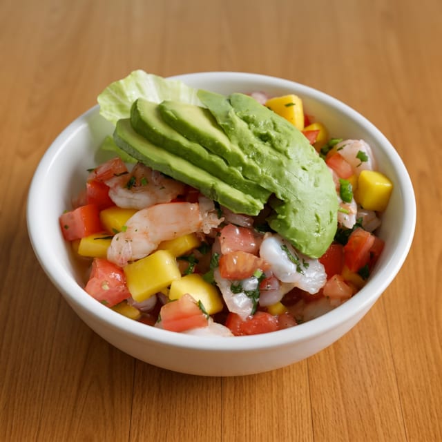 Ceviche De Camarones.