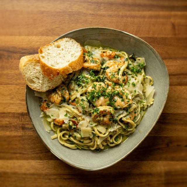 Shrimp Linguine.