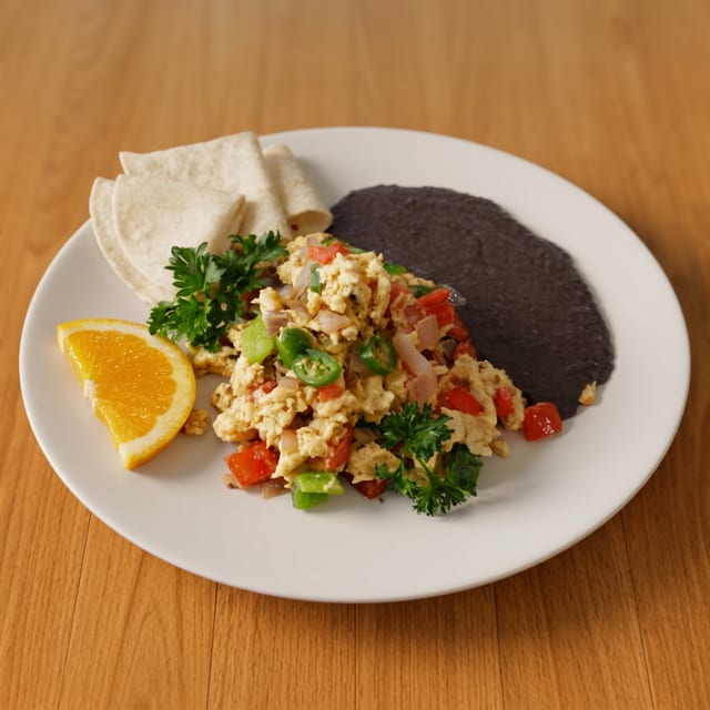 Huevos a La Mexicana.